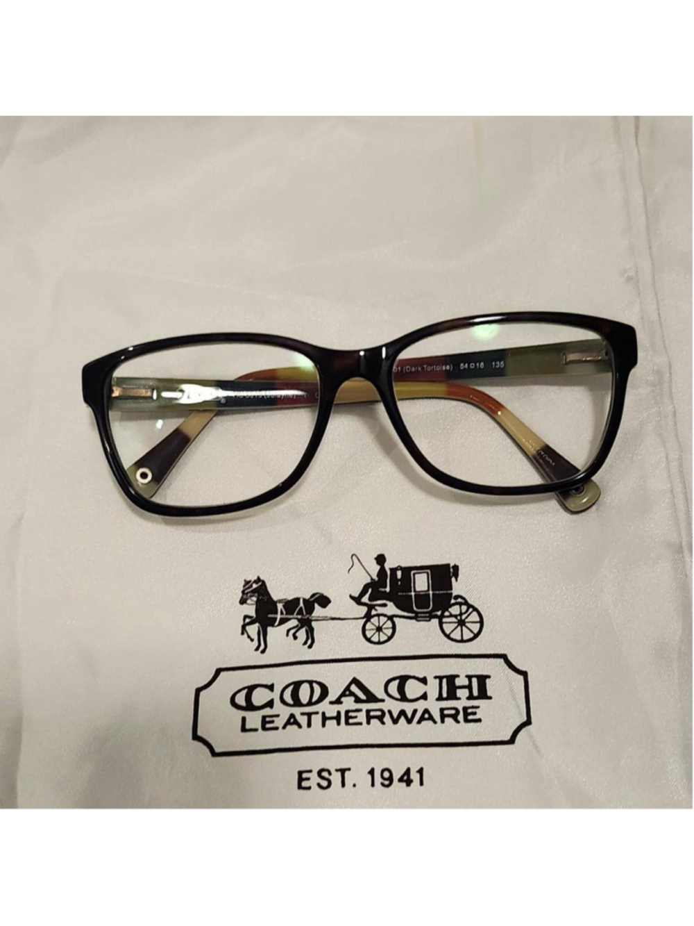 Coach HC6013 "Julayne" Eyeglasses (Dark Tortoise) 👓